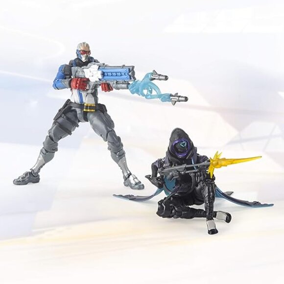 Overwatch Soldier 76 & Strike Ana Dual Pack 6" Collectible SEALED⚡🏃♀️💨🚚 - Picture 12 of 15